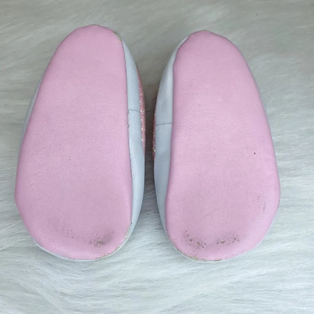 Trimfoot and Bon Bebe Size 2 Baby Girl Shoes BUNDLE